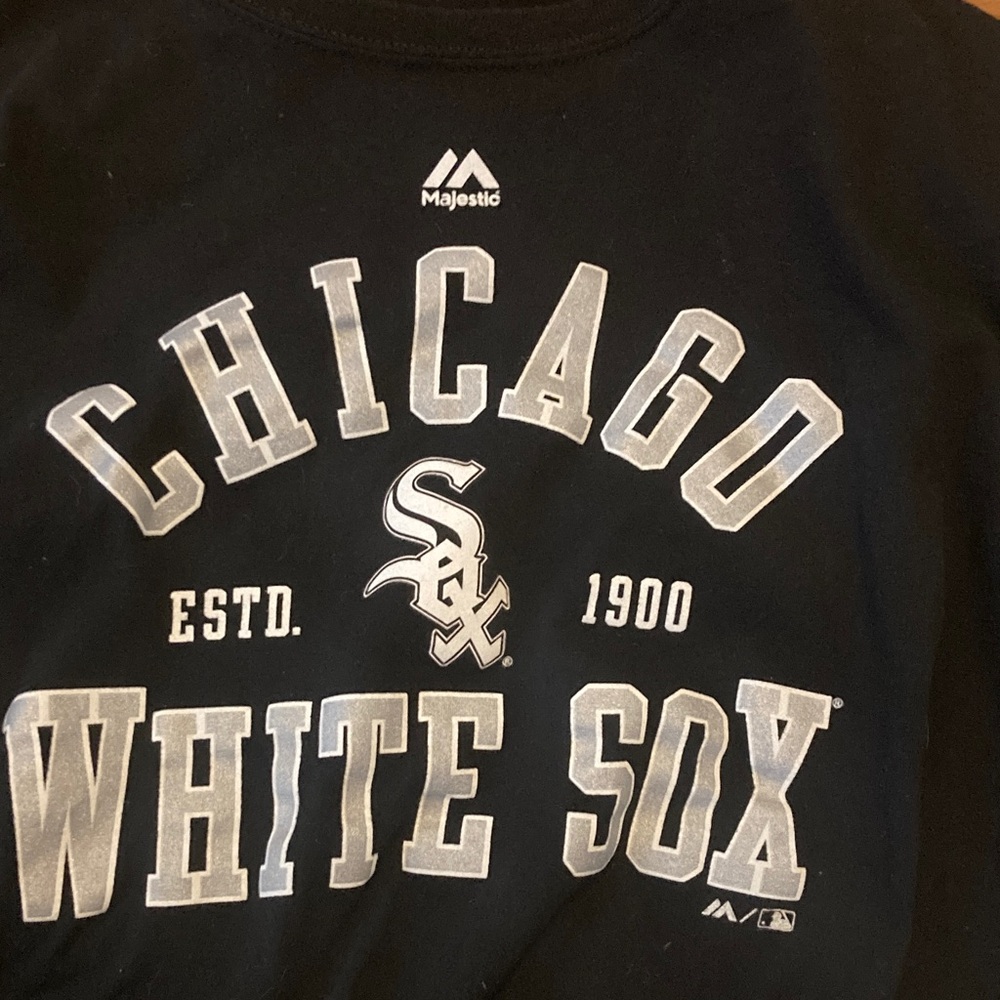 Majestic Black Chicago White Sox Tee